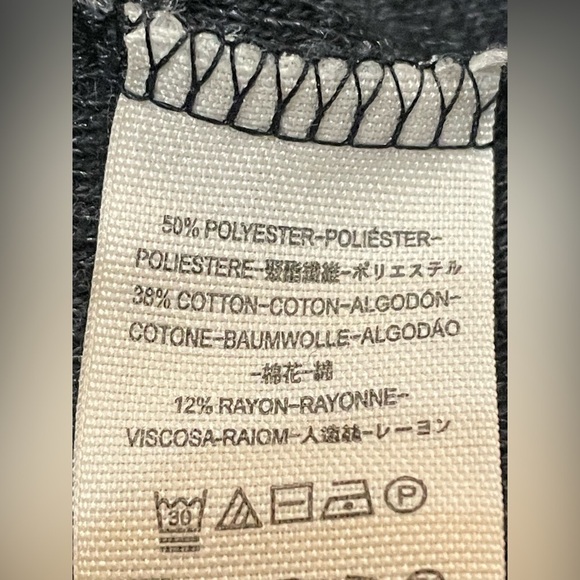 We The Free Bat Sleeve Sweater Cowl Neck Dark Gray Small - Picture 7 of 7